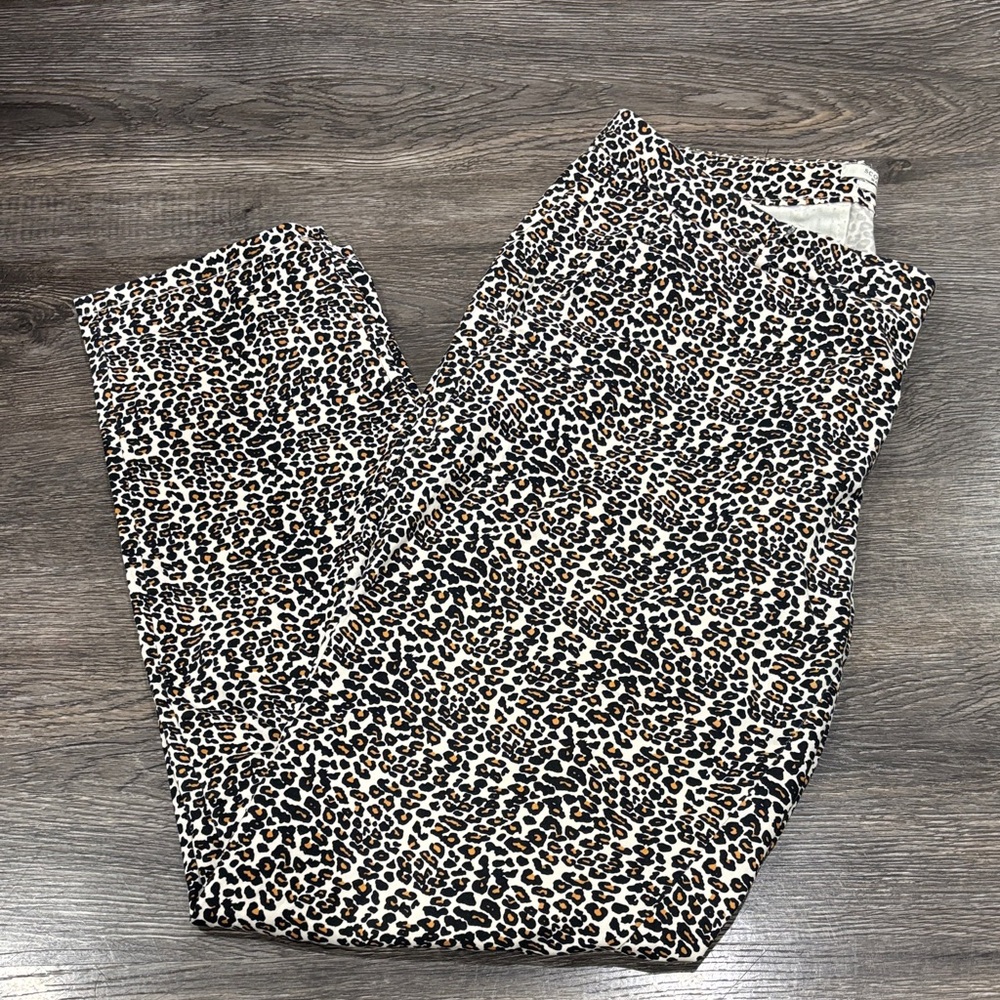 Scotch & Soda Leopard Animal Print Slim Chino Pants 🐆